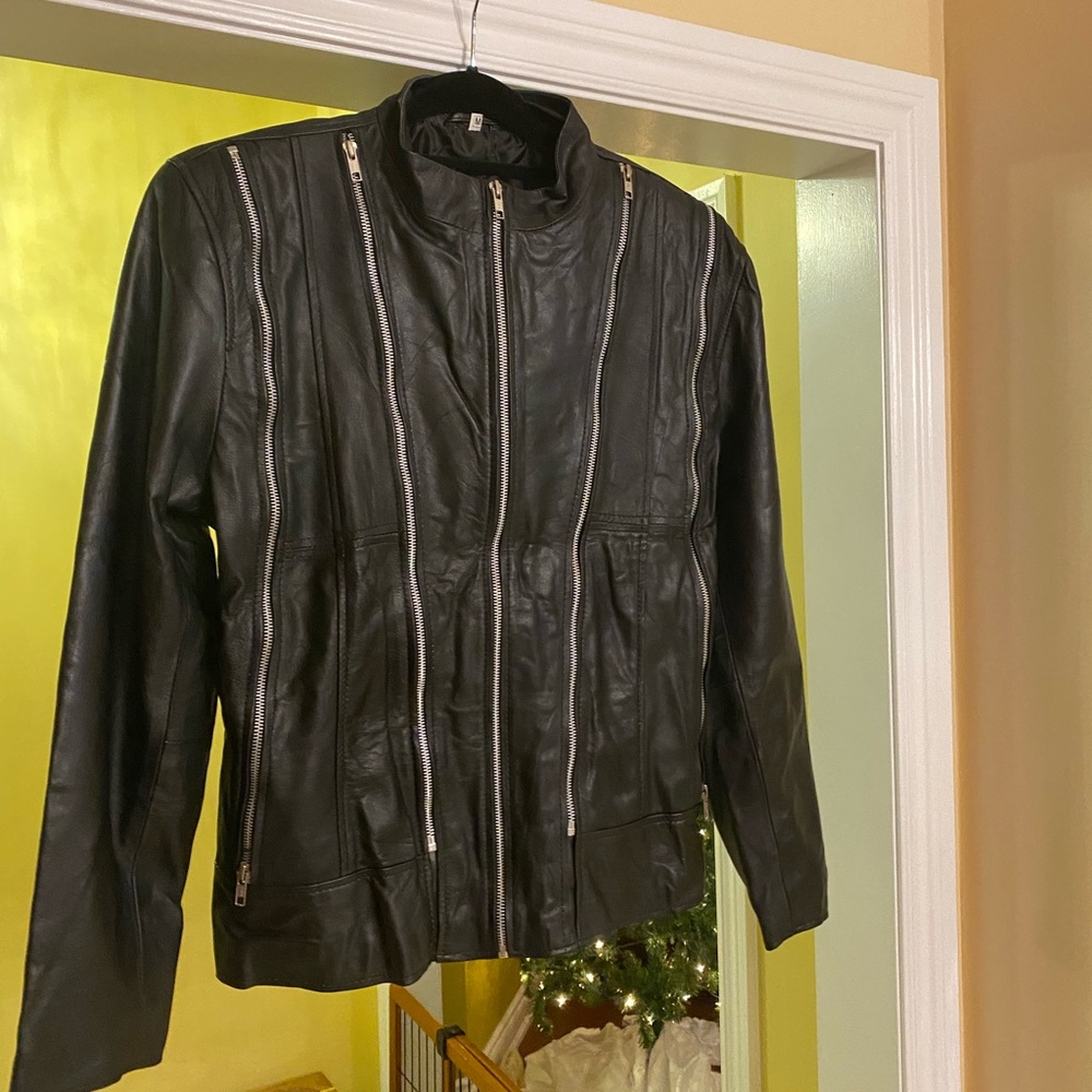 Leather jacket